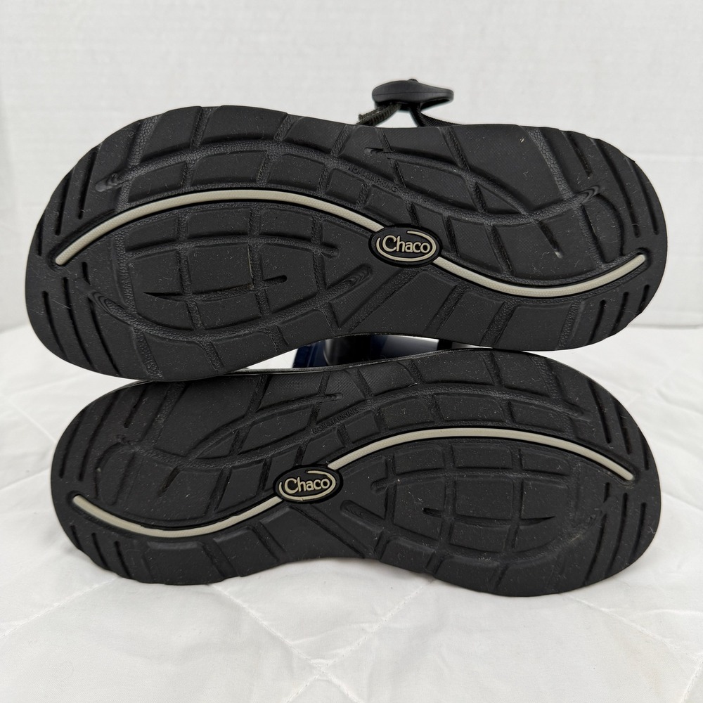 Chaco Z1 Classic Sport Sandals Womens 9 Gray Purple Adjustable Hiking Outdoor - Picture 8 of 13
